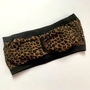 Cheetah Print Bandeau Top